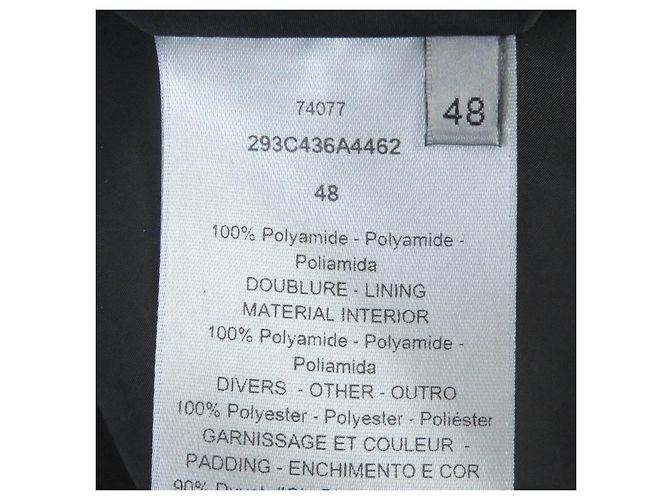 DIOR Nylon WZIP Daunenjacke 48 Braun - Ansicht 8