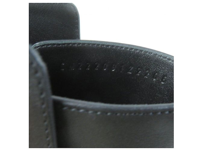 Hermès Botas de cuero con hebilla Hermes Kelly negras 36 Negro - vista 11