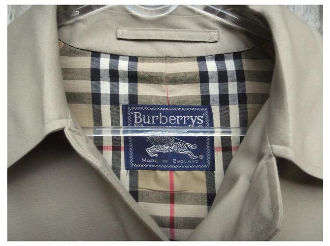 Gabardina Burberry Beige de Algodón - vista 3