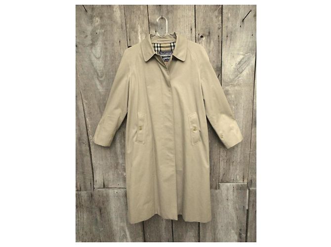 Gabardina Burberry Beige de Algodón - vista 4