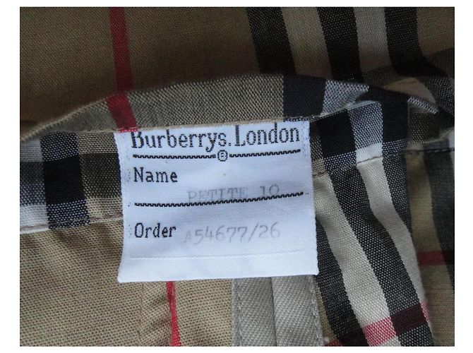 Gabardina Burberry Beige de Algodón - vista 6