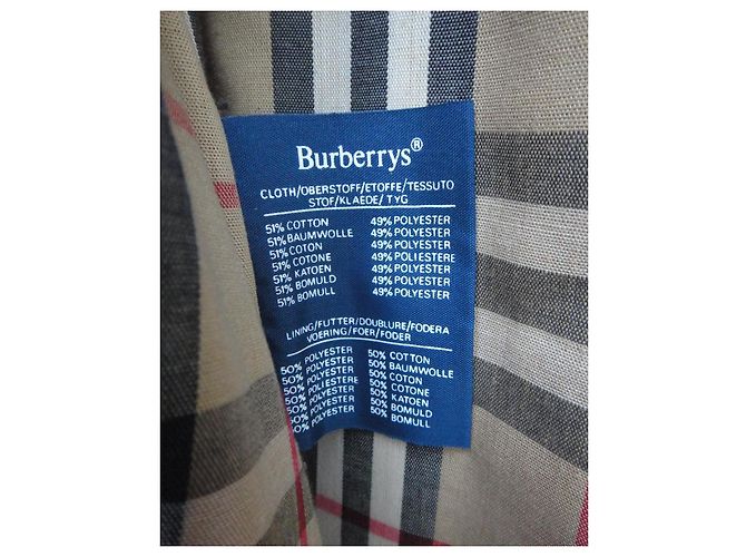 Gabardina Burberry Beige de Algodón - vista 7
