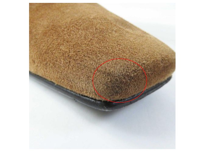 Hermès Botas de tornozelo de couro camurça Hermes marrom 38 - vista 16