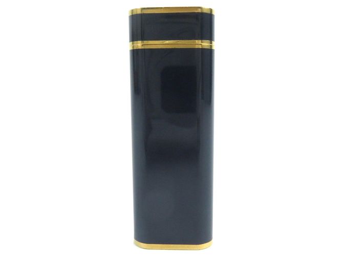 Cartier Lacquer Oval Logo Gaslighter Navy Gold Golden - view 2