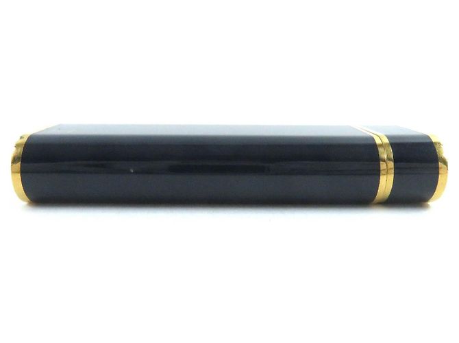 Cartier Lacquer Oval Logo Gaslighter Navy Gold Golden - view 3