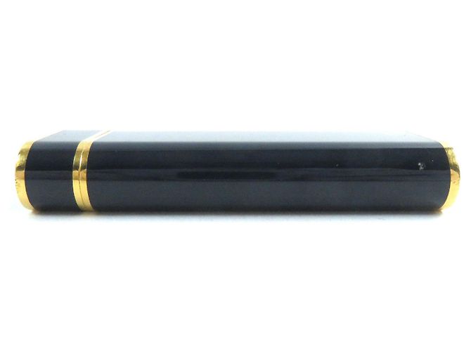 Cartier Lacquer Oval Logo Gaslighter Navy Gold Golden - view 4