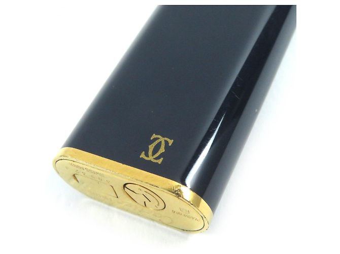 Cartier Lacquer Oval Logo Gaslighter Navy Gold Golden - view 6