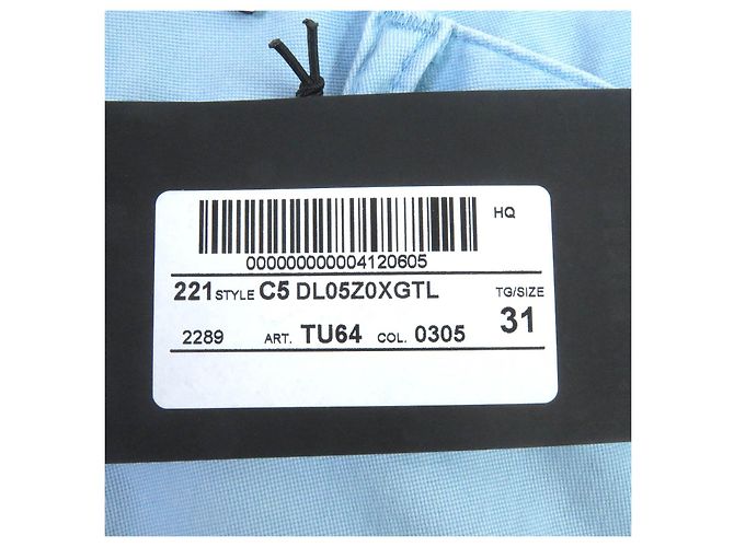 Autre Marque PT01 Torino Tapered Stretch Hose Hellblau - Ansicht 10