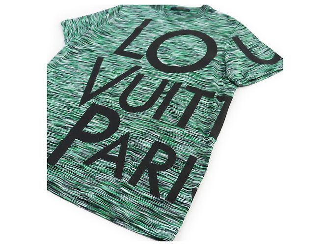 Camiseta de algodón verde con logo Galaxy Louis Vuitton S - vista 4