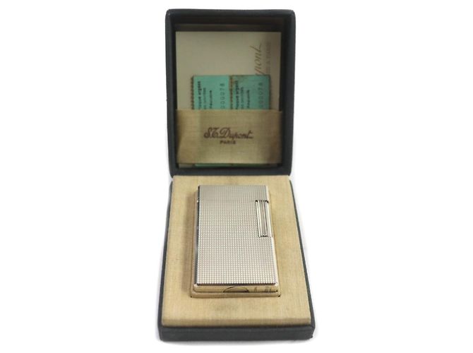 Autre Marque Dupont Line 1 Diamond Roller Gas Lighter Silvery - view 2