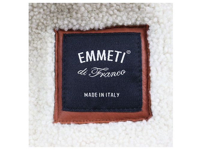 Autre Marque EMMETI Hooded Down Coat with Shearling and Leather Brown - view 10