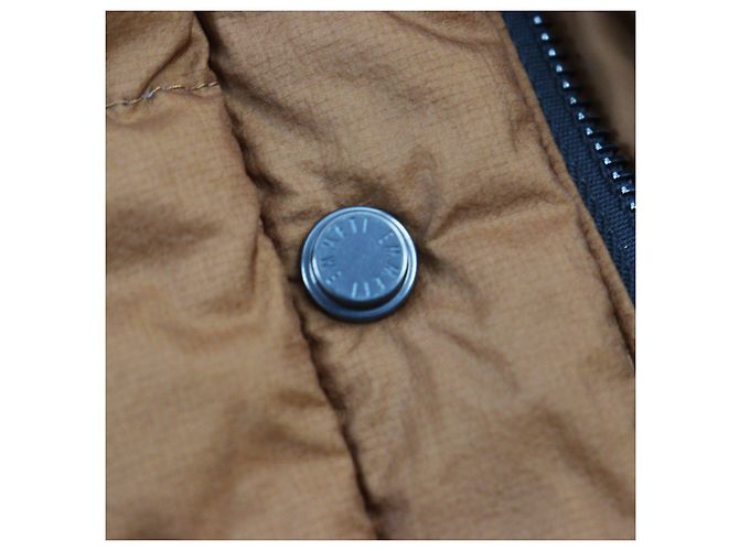 Autre Marque EMMETI Hooded Down Coat with Shearling and Leather Brown - view 8