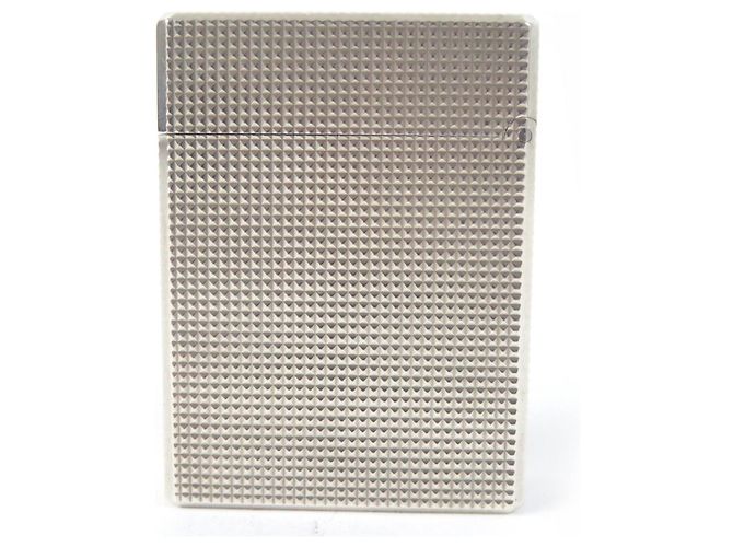 Autre Marque Dupont Line 1 Diamond Roller Gas Lighter Silvery - view 2