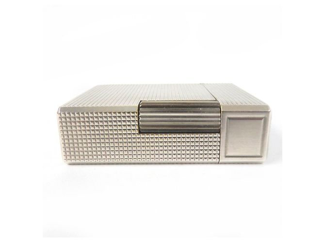 Autre Marque Dupont Line 1 Diamond Roller Gas Lighter Silvery - view 3