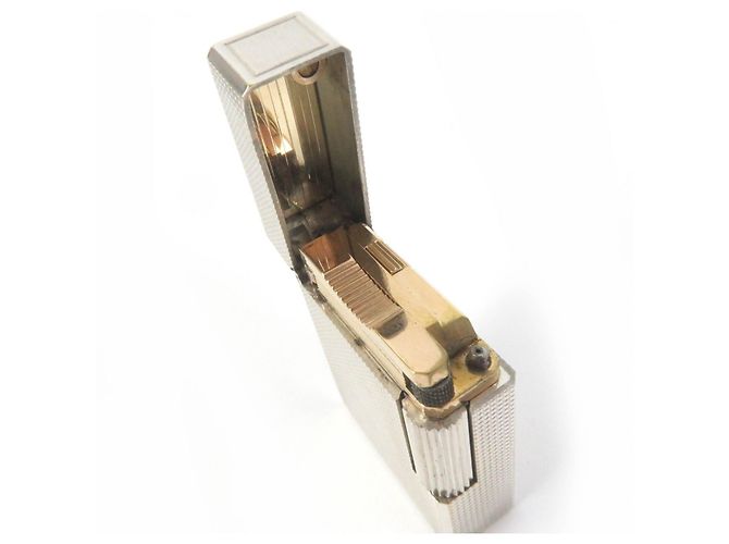 Autre Marque Dupont Line 1 Diamond Roller Gas Lighter Silvery - view 5
