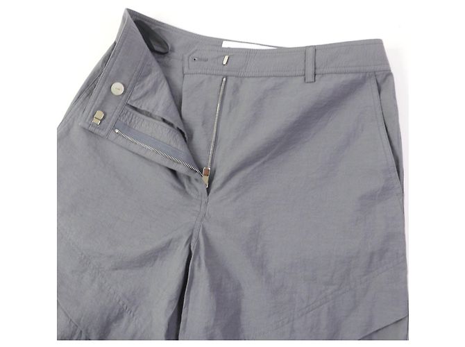 Pantaloni design in cotone e nylon Loewe grigi 34 donne Marrone - vista 5