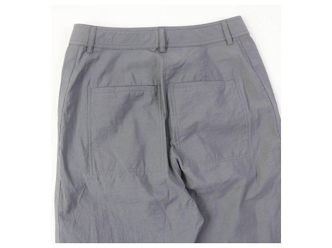 Pantaloni design in cotone e nylon Loewe grigi 34 donne Marrone - vista 6