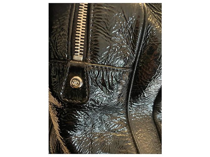 Trendy CC Borsa Chanel in vernice nera Nero - vista 11