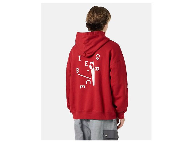 Iceberg Hoodie aus roter Baumwolle - Ansicht 3