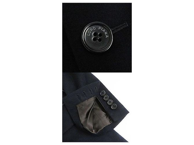 Loro Piana Baby Cashmere Chester Coat Navy - view 6