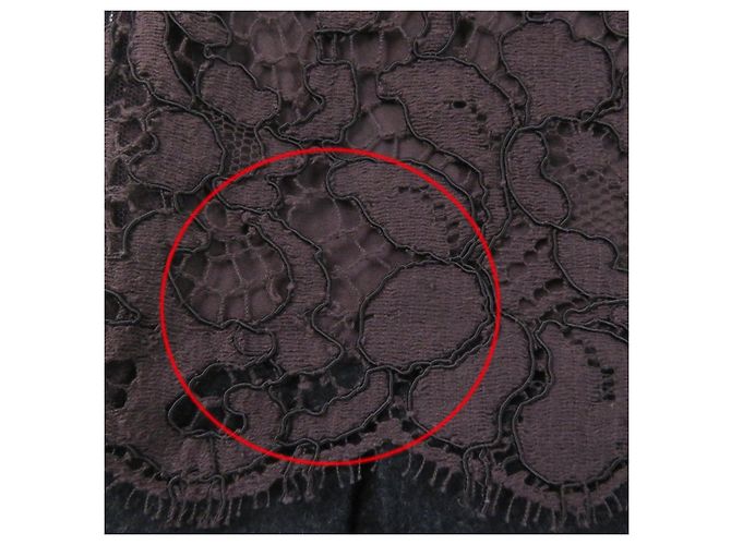 Vestido de mezcla de algodón, lana y angora Dolce & Gabbana marrón 40 Castaño - vista 9