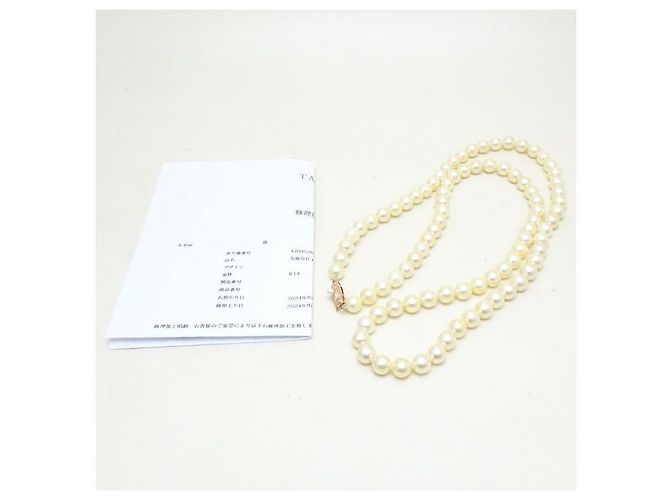 Collana di perle TASAKI K14PG Oro rosa - vista 6