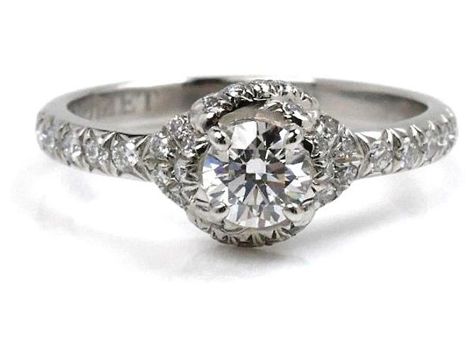 Chaumet Pt950 Platinum Diamond Ring - view 3