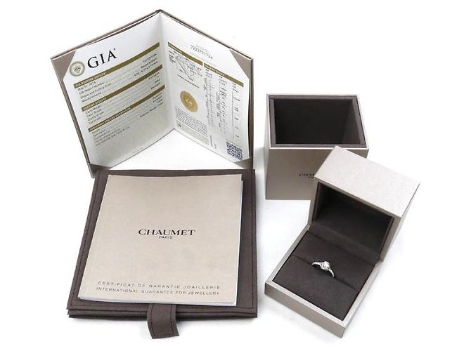 Chaumet Pt950 Platinum Diamond Ring - view 8