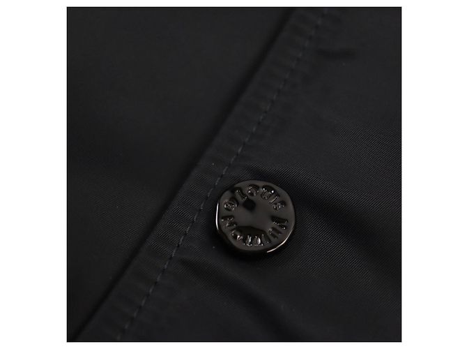 Giacca Blouson in Pelle e Nylon Louis Vuitton Marrone - vista 5