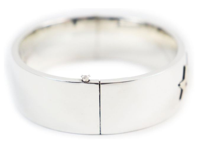 Tiffany & Co 3 Star Bangle Ruby Diamond Sapphire Silvery - view 4