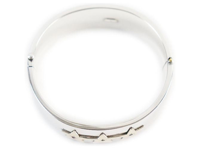 Tiffany & Co 3 Star Bangle Ruby Diamond Sapphire Silvery - view 6