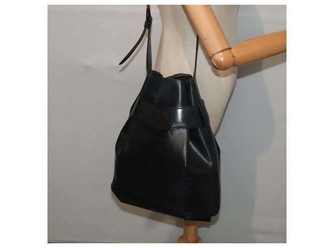 LOUIS VUITTON Epi Sac Depaule GM Borsa a Spalla Nera M80155 LV Auth 94961 Nero - vista 26