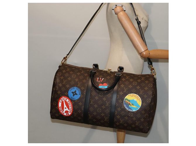 LOUIS VUITTON Monogramma La Mia LV Sticker Keepall Bandoulière 50 Borsa LV Auth 93086S - vista 25