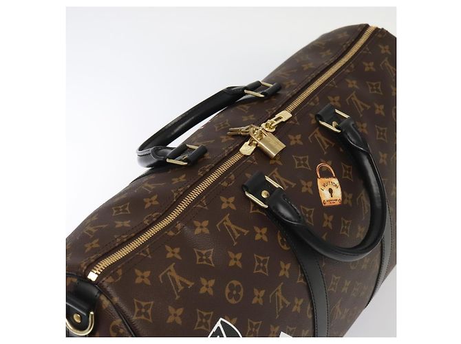LOUIS VUITTON Monogramma La Mia LV Sticker Keepall Bandoulière 50 Borsa LV Auth 93086S - vista 6
