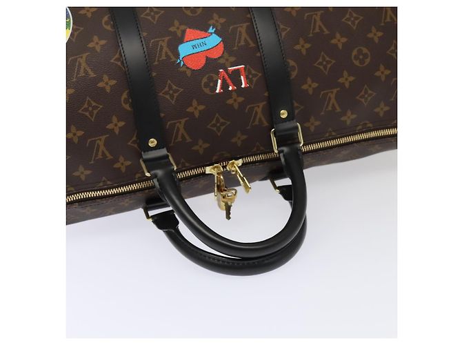 LOUIS VUITTON Monogramma La Mia LV Sticker Keepall Bandoulière 50 Borsa LV Auth 93086S - vista 7