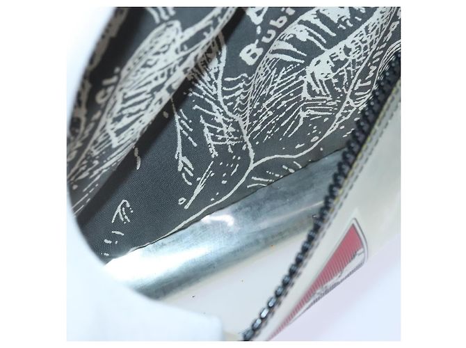 BALLY Zaino in Vinile Trasparente Nero Argento Auth bs18516 - vista 12