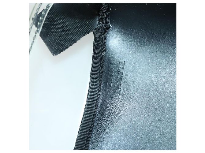 BALLY Zaino in Vinile Trasparente Nero Argento Auth bs18516 - vista 21