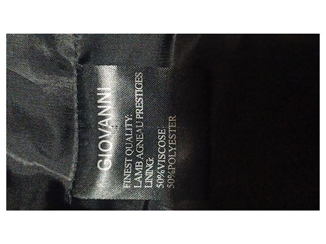 Autre Marque Giovanni veste damasco com pele Preto - vista 9