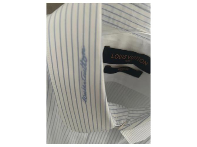 Montsouris Camicia Louis Vuitton Bianca in Cotone Bianco - vista 6