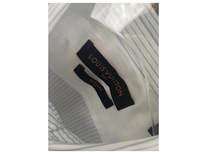 Montsouris Camicia Louis Vuitton Bianca in Cotone Bianco - vista 7