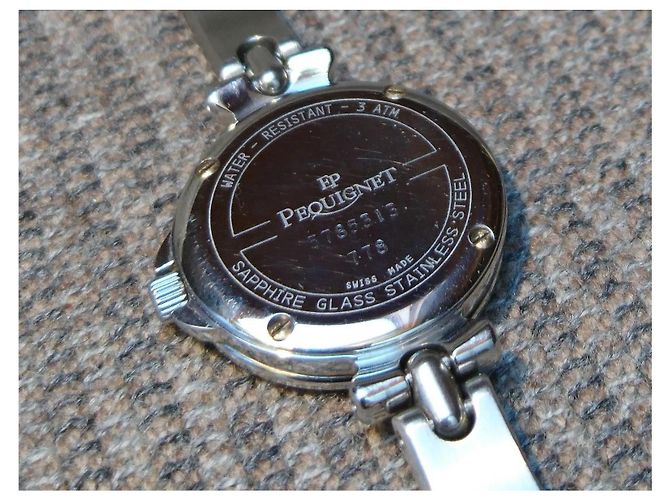 Damenquarzuhr Pequignet, Ref. 778 Swiss Made Silber Weiß - Ansicht 7