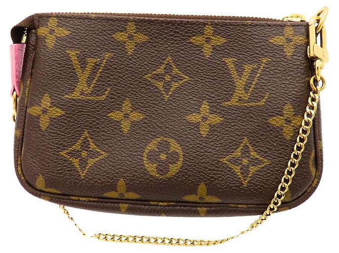 Clutch Mini Pochette Accessoire Vivienne de Louis Vuitton Castaño - vista 4