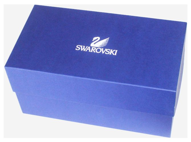 Swarovski Gola de pele falsa preta com cristais - vista 4