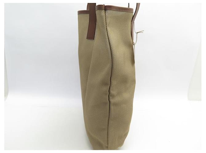 NUOVA BORSA CHOPARD BEIGE IN CANVAS E PELLE MARRONE - vista 4