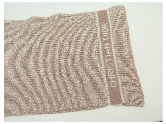 NUOVA SCARF CHRISTIAN DIOR D-WHITE 05DWI314I007 IN LANA E CACHEMIRE Rosa - vista 2