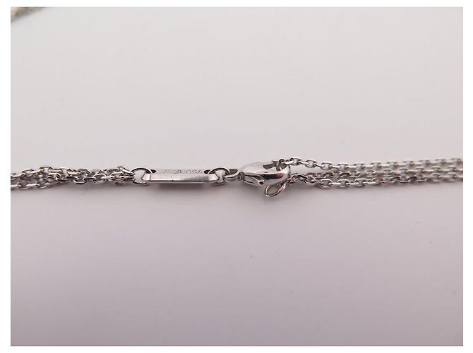 COLLANA CHOPARD HAPPY SPIRIT 79/5523 4 CUORI 154 DIAMANTI 2 ORO BIANCO Argento - vista 6