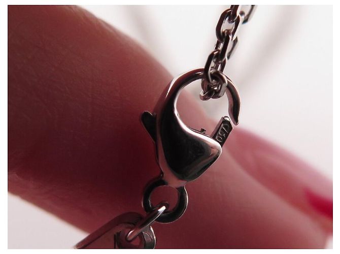 COLLANA CHOPARD HAPPY SPIRIT 79/5523 4 CUORI 154 DIAMANTI 2 ORO BIANCO Argento - vista 9