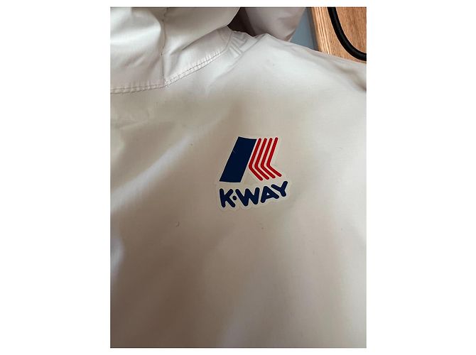 K-Way Windjacke Weiß Herren - Ansicht 4
