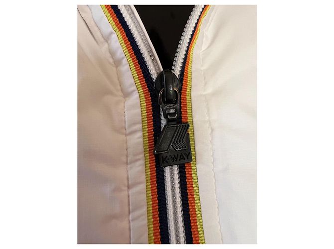 K-Way Windjacke Weiß Herren - Ansicht 6
