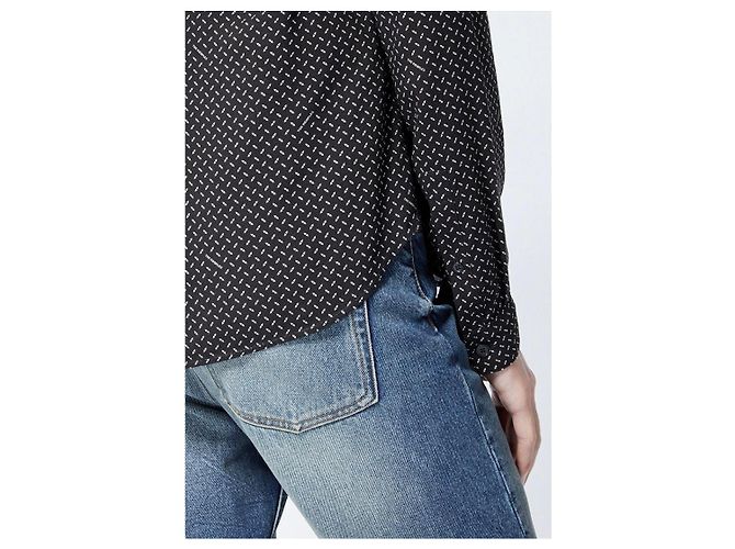 La nuova camicia in viscosa da uomo di The Kooples taglia L Nero - vista 4